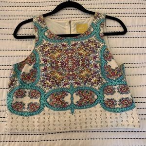 Anthropologie Cropped Shirt